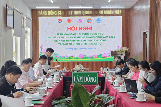 Ngân hàng CSXH tỉnh Lâm Đồng và các tổ chức chính trị - xã hội triển khai nội dung phối hợp