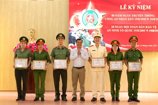 Phường Đông Gia Nghĩa tổ chức Ngày hội Toàn dân bảo vệ an ninh Tổ quốc năm 2025