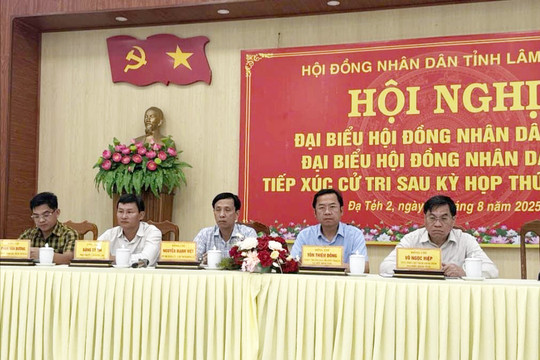 Tổ Đại biểu HĐND tỉnh Lâm Đồng tiếp xúc cử tri tại xã Đạ Tẻh 2