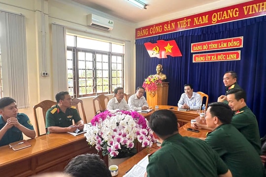 Kiểm tra nhiệm vụ quân sự tại các địa phương khu vực 4 – La Gi