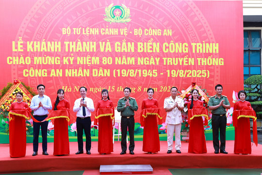 Khánh thành Trung tâm chỉ huy tác chiến khu vực chính trị Ba Đình