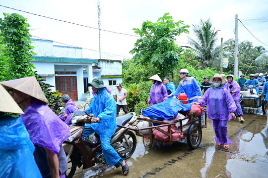 Diễn tập phương án phòng chống lũ lụt, đảm bảo an toàn hạ du Đập thủy điện Đồng Nai 5