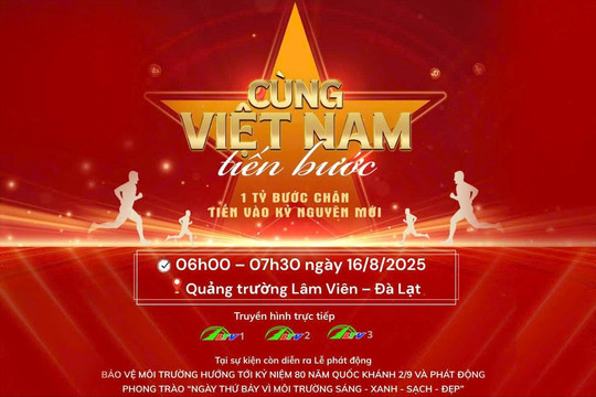 🔴Trực tiếp Lễ phát động hoạt động đi bộ toàn quốc “Cùng Việt Nam tiến bước”