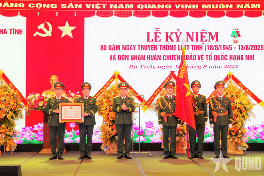 Lễ kỷ niệm 80 năm Ngày truyền thống Lực lượng vũ trang tỉnh Hà Tĩnh