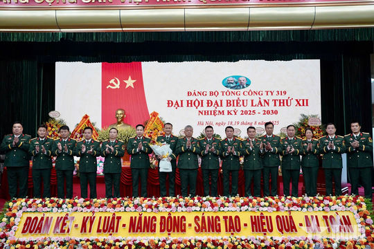 Thượng tướng Nguyễn Quang Ngọc dự, chỉ đạo Đại hội đại biểu Đảng bộ Tổng công ty 319