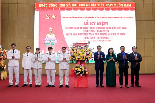 Phường Lâm Viên - Đà Lạt tổ chức Lễ kỷ niệm 80 năm Ngày truyền thống Công an Nhân dân