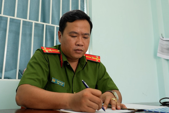Người chiến sĩ công an hết lòng vì bình yên của Nhân dân