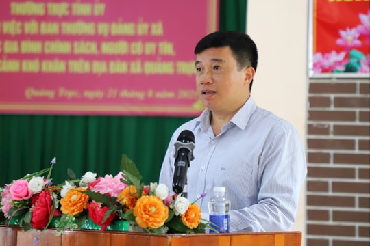 Xã Quảng Trực đoàn kết, quyết tâm thực hiện đạt và vượt các chỉ tiêu năm 2025