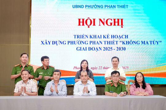 Xây dựng phường Phan Thiết "không ma túy"