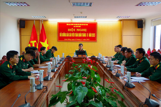 Hội nghị Bồi dưỡng Báo cáo viên toàn quân tháng 8/2025