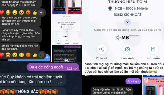 Làm cộng tác viên trực tuyến:Cảnh giác chiêu trò lừa đảo tinh vi