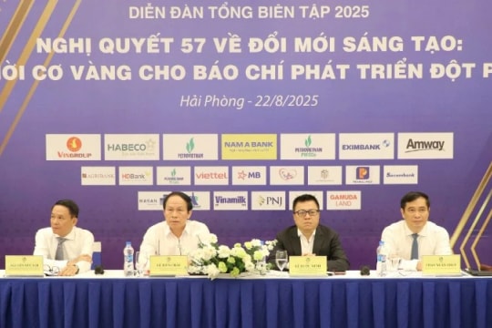Diễn đàn Tổng Biên tập 2025: Tận dụng tối đa lợi thế từ Nghị quyết 57 để báo chí phát triển đột phá