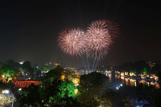 05 điểm bắn pháo hoa dịp Quốc khánh ngày 02/9 năm 2025 tại Hà Nội