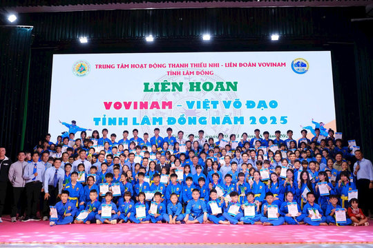 Hơn 250 vận động viên tranh tài tại Liên hoan Vovinam Lâm Đồng 2025