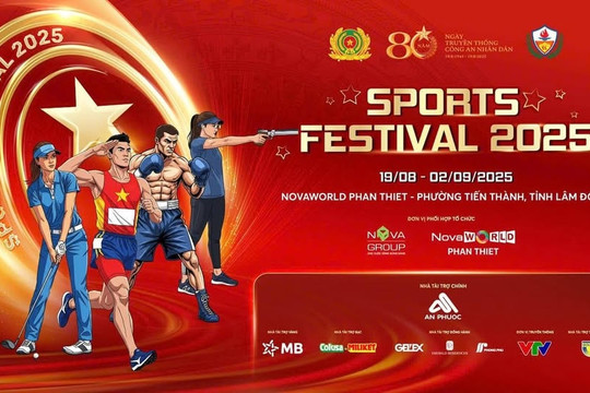Sports Festival 2025: Lan tỏa tinh thần khỏe để phụng sự của người chiến sĩ công an