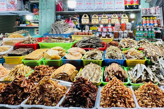 Hải sản khô – vị ngon từ “lộc” biển