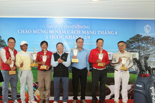 120 golfer tham dự giải Golf kỷ niệm Quốc khánh 2/9