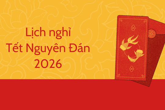 Lịch nghỉ Tết Âm lịch 2026 (Tết Nguyên đán Bính Ngọ 2026) của học sinh Hà Tĩnh