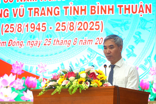 Gặp mặt 80 năm Ngày truyền thống lực lượng vũ trang Bình Thuận