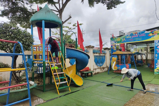 Xã vùng xa Cát Tiên 3: Sẵn sàng cho năm học mới
