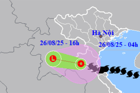 Bão số 5 suy yếu thành áp thấp nhiệt đới, hai miền Bắc và Trung vẫn mưa xối xả
