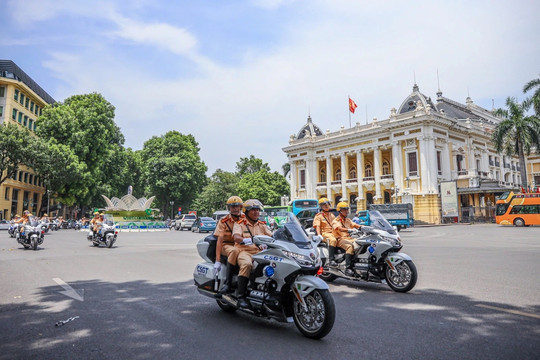 Cập nhật giờ cấm đường phục vụ sơ duyệt diễu binh ngày 27/8