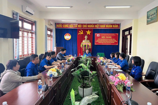 Thường trực Tỉnh đoàn nắm bắt hoạt động cơ sở khu vực phía Tây Lâm Đồng