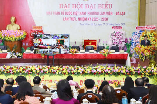 MTTQ Việt Nam tỉnh Lâm Đồng họp rút kinh nghiệm sau Đại hội điểm