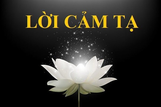 Lời cảm tạ