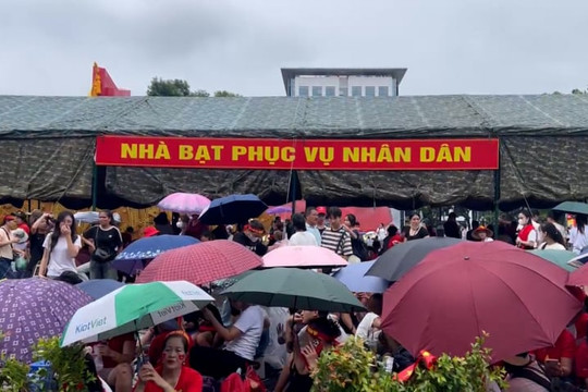 Hà Nội: Lắp dựng 10 nhà bạt dã chiến phục vụ nhân dân tham quan Lễ diễu binh diễu hành A80