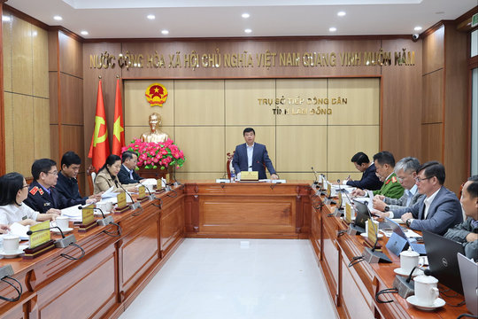 Bí thư Tỉnh ủy chỉ đạo giải quyết kiến nghị của công dân phải rõ trách nhiệm, rõ tiến độ, rõ cơ chế