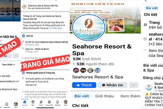 Tái diễn giả mạo fanpage của các cơ sở du lịch