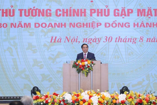 Thủ tướng gửi 3 thông điệp quan trọng sau 80 năm doanh nghiệp đồng hành cùng đất nước