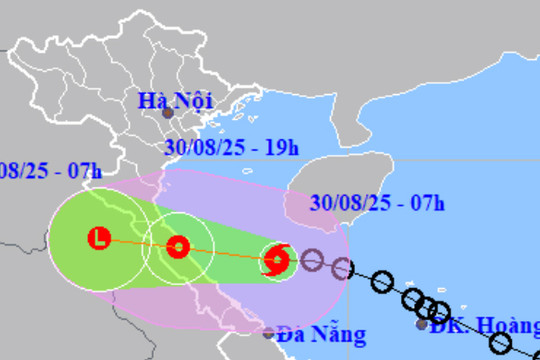 Bão số 6 Nongfa hình thành trên Biển Đông, hôm nay đổ bộ Hà Tĩnh, Quảng Trị