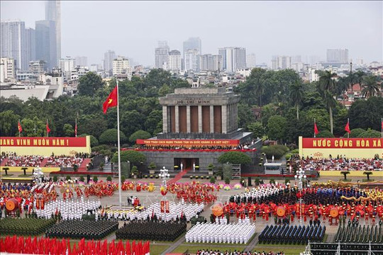 Tổng duyệt lễ diễu binh, diễu hành sự kiện A80