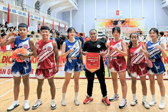 Lâm Đồng giành 4 huy chương tại giải Vô địch Kickboxing Trẻ toàn quốc