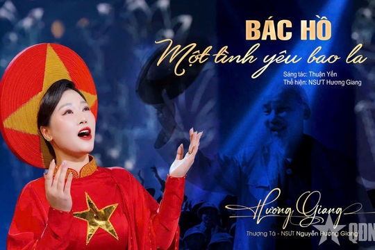 NSƯT Hương Giang gửi gắm thông điệp qua dự án “Vang mãi bản hùng ca dân tộc”