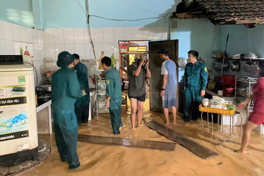 Mưa lớn gây sạt lở, ngập úng tại Đạ Huoai và Đạ Tẻh 2