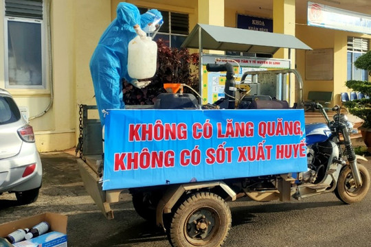 Tăng cường vệ sinh môi trường để phòng bệnh sốt xuất huyết