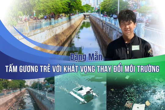 Đặng Mẫn - Tấm gương trẻ với khát vọng thay đổi môi trường