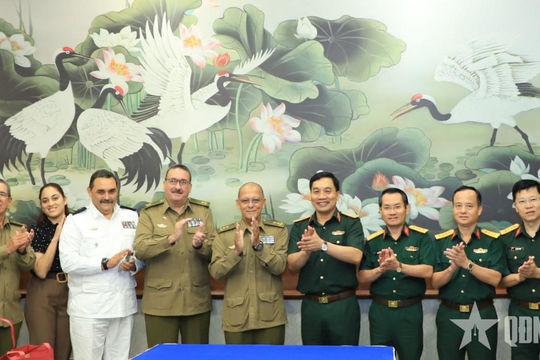 Tổng cục Hậu cần-Kỹ thuật hội đàm với Bộ tư lệnh Hậu cần Cuba