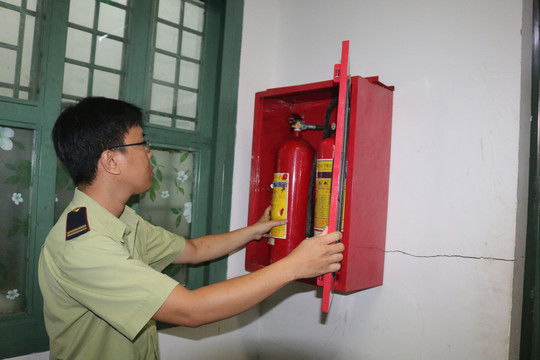 Chủ động phòng chống cháy nổ tại chợ truyền thống