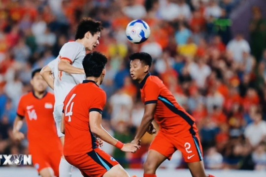Vòng loại U23 châu Á: Thắng Singapore, Việt Nam rộng cửa vào vòng Chung kết