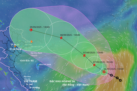 Bão số 7 Tapah hình thành trên Biển Đông, Hà Nội tiếp tục nắng nóng