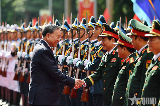 Tổng Bí thư Tô Lâm dự lễ kỷ niệm 80 năm Ngày truyền thống Bộ Tổng Tham mưu Quân đội nhân dân Việt Nam