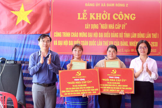 Khởi công “Ngôi nhà cấp ủy” tại Đam Rông 2