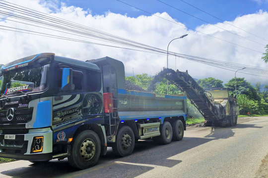 Tiếp tục sửa chữa Đèo Bảo Lộc sau thời gian tạm dừng