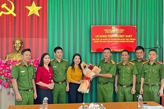 Công an xã Kiến Đức triệt phá “ổ” ma túy và bắt giữ đối tượng truy nã