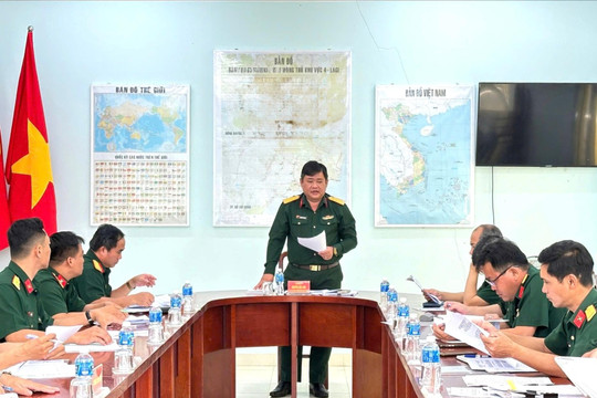 Kiểm tra công tác hậu cần, kỹ thuật tại Ban Chỉ huy Phòng thủ Khu vực 4 - La Gi