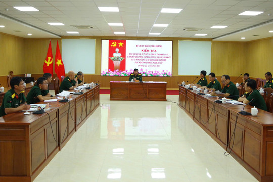 Kiểm tra hậu cần, tài chính tại Phòng thủ Khu vực 5 - Phan Thiết